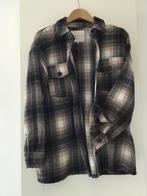 Freequent  blouse jas ruit camel blauw L, Freequent, Beige, Maat 42/44 (L), Nieuw