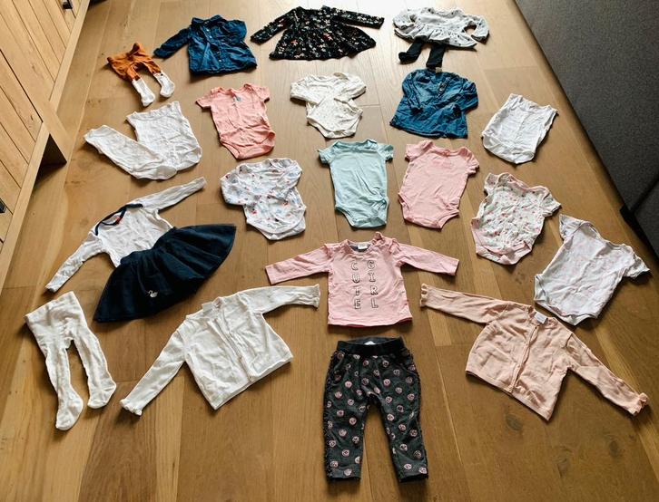 🌸 Kleding pakket meisje maat 74 🌸 Jurkjes rompers setje, Kinderen en Baby's, Babykleding | Maat 74, Gebruikt, Meisje, Jurkje of Rokje