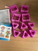 Magnetische bouwstenen 50 stuks roze (groot formaat), Verzenden, Nieuw, Overige merken