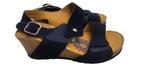 blauw leer sandalen van Panama Jack maat 37 (17424), Kleding | Dames, Blauw, Ophalen of Verzenden, Zo goed als nieuw, Sneakers of Gympen