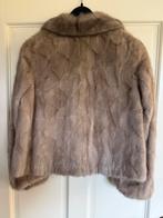 Echte bontjas, Ophalen, Gedragen, Maat 38/40 (M), Bruin