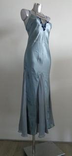 Jorando Italy designer maxi jurk IT42-NL36 NIEUW, Blauw, Nieuw, Ophalen of Verzenden, Maat 36 (S)