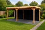 Houten Overkapping met Achterwand - 5x4 meter, Ophalen, Nieuw, Veranda
