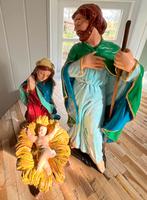 Kerstgroep met prachtige grote beeldem, Diversen, Kerst, Ophalen, Gebruikt