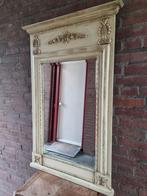 Franse pierglas spiegel met acanthusbladeren, Antiek en Kunst, Ophalen, Rechthoekig