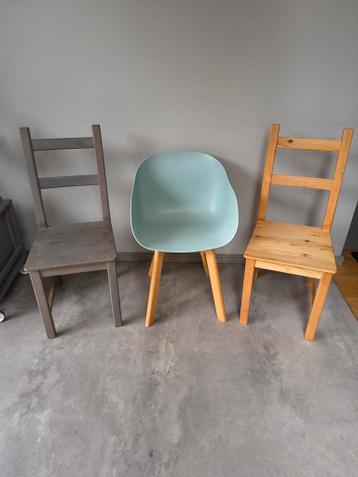 Ikea Ivar stoelen en kuipstoel - afbeelding 2