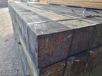 Zwart geïmpregneerde palen / bielzen 150x150x3000mm, Tuin en Terras, Ophalen, Nieuw, 250 cm of meer, Palen