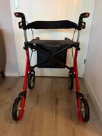 Rollator Streamer Carbon rood medium, Ophalen, Zo goed als nieuw
