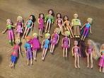 Polly pocket  18 poppen en diverse kleding Mattel., Verzenden, Gebruikt