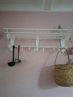 Ijzeren kapstok vintage, Huis en Inrichting, Woonaccessoires | Kapstokken, Ophalen of Verzenden, Metaal, Wandkapstok, Minder dan 100 cm