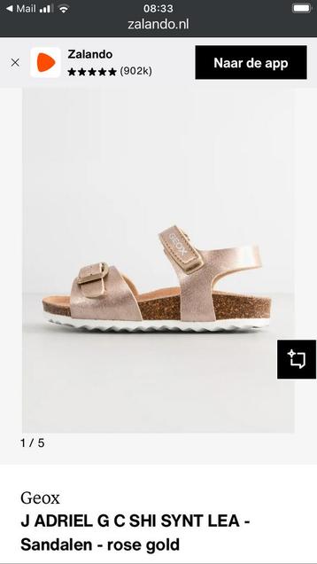 Geox sandalen rose gold maat 35 beschikbaar voor biedingen
