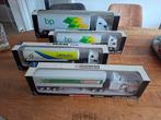 Collectie BP / Castrol modeltrucks – 4 stuks in doos (NewRay, Hobby en Vrije tijd, Groter dan 1:32, Zo goed als nieuw, Truck, Ophalen