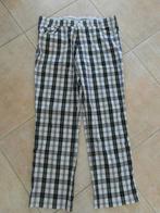 Golfino Lange broek golfbroek ruit  wit blauw  mt 26 als NW, Sport en Fitness, Golf, Ophalen of Verzenden, Zo goed als nieuw, Kleding