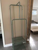 Metalen kledingrek met planken, Ophalen, Met plank(en), Minder dan 50 cm, Zo goed als nieuw