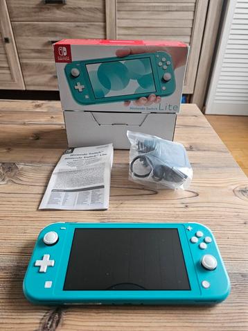 Nintendo Switch Lite Turquoise - Zeer goede staat! beschikbaar voor biedingen