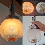 2 Murano Mazzega Toni Zuccheri lampen hanglampen 2x, Gebruikt, Ophalen of Verzenden, Glas, Minder dan 50 cm