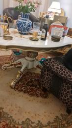 Zeer oude salontafel barok creme kleurig, Ophalen