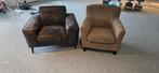 2 stoelen / Fauteuils, Ophalen, Gebruikt, 75 tot 100 cm, Stof