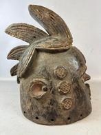231016 Zeldzaam oud Afrikaans Igala helm masker uit Nigeria., Ophalen of Verzenden