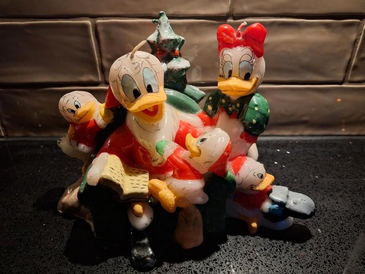 Vintage Donald Duck Kerstkaars, Verzamelen, Disney, Donald Duck, Ophalen of Verzenden