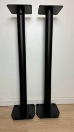 Zware stalen speakerstands – 100 cm hoog, Gebruikt, Overige typen, 120 watt of meer, Ophalen