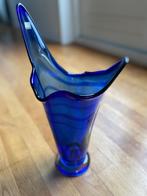 Deense kobalt blauwe getrokken vaas, Blauw, Nieuw, Ophalen of Verzenden, Glas