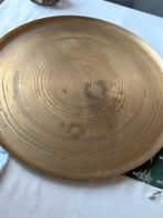 Light & Living schaal brons rnd 60cm,helaas Wat vlekken erop, Huis en Inrichting, Woonaccessoires | Dienbladen, Ophalen, Zo goed als nieuw