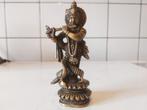 brons beeldje Krishna Hindustaanse god, Ophalen of Verzenden