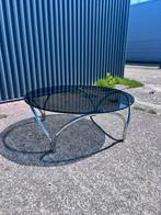 Vintage salontafel rond chroom, Ophalen, Gebruikt, C, Rond