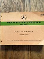 A10 Mercedes 220b onderdelenboek W111 1960 heckflosse 4deurs, Ophalen of Verzenden