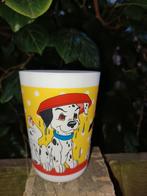 melkglas bekertje 101 dalmatiers geel, Verzamelen, Disney, Gebruikt, Ophalen of Verzenden