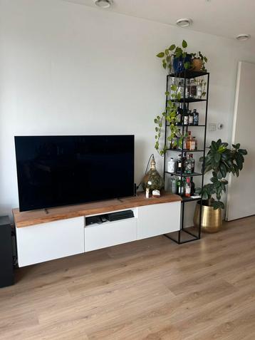 Besta TV-meubel wit hoogglans