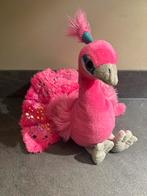 Roze Pauw Knuffel - Prachtig en Zacht!, Ophalen of Verzenden, Zo goed als nieuw, Overige typen