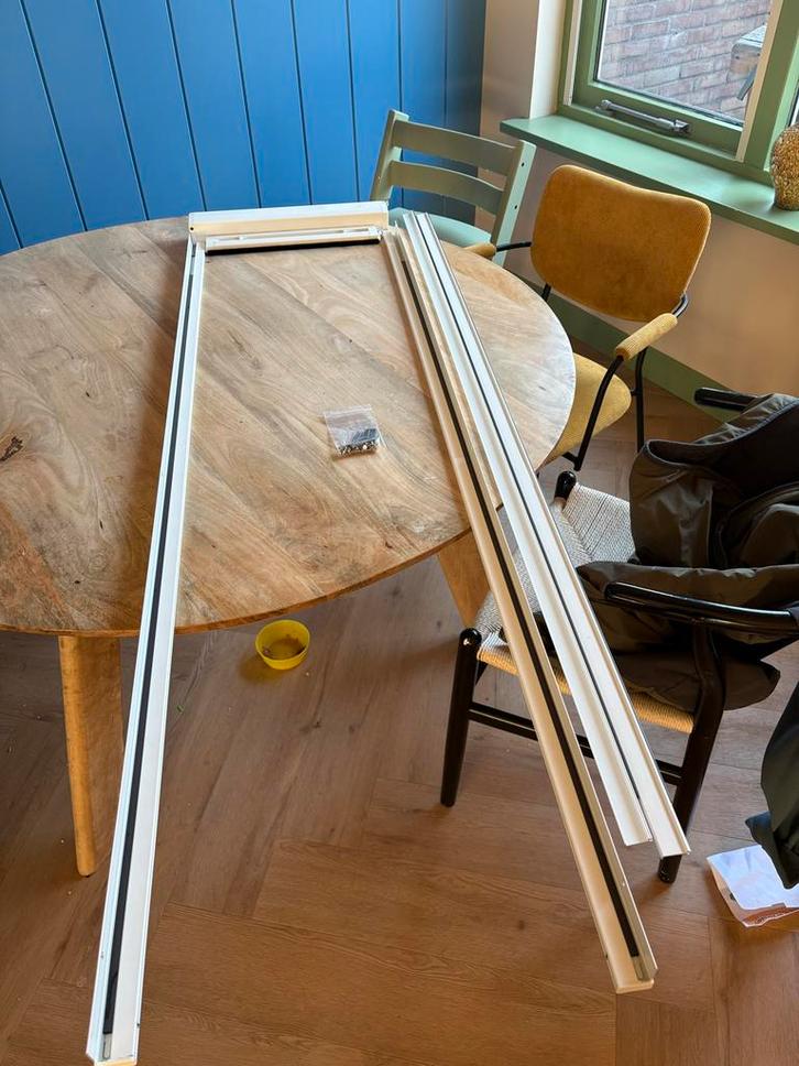 2x Luxaflex Super Nova Horren Crème, Huis en Inrichting, Stoffering | Gordijnen en Lamellen, Zo goed als nieuw, 150 tot 200 cm