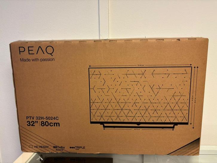 PEAQ 32” (80cm) HD Ready LED TV – Nieuw, Audio, Tv en Foto, Televisies, Nieuw, LED, 60 tot 80 cm, HD Ready (720p), Overige merken