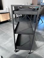IKEA Roltafel Zwart, Huis en Inrichting, Ophalen of Verzenden, Zo goed als nieuw