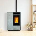Klover Vertical 100 Stone Pelletkachel, Ophalen, Nieuw, Pelletkachel, Vrijstaand