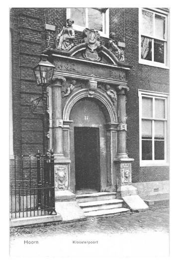 978152 Hoorn NH Klooster Poort Nette oude kaart beschikbaar voor biedingen