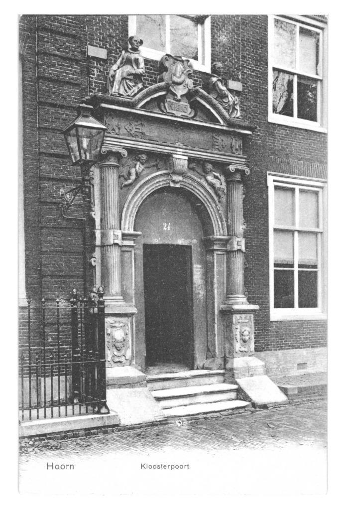 978152 Hoorn NH Klooster Poort Nette oude kaart, Verzamelen, Ansichtkaarten | Nederland, Ongelopen, Noord-Holland, Ophalen of Verzenden