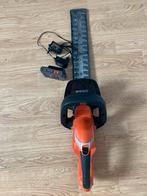 Te koop Black+Decker accu heggenschaar 18V 2,0Ah, Ophalen, Gebruikt, Accu, Black & Decker