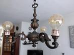 Antieke Brozen Zware Hanglamp (uit 1950), Antiek en Kunst, Antiek | Lampen, Ophalen