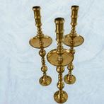 Vintage Messing Marokkaanse Kandelaars, Ophalen of Verzenden, Koper of Brons