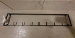 Metalen wandkapstok met 7 haken, Zo goed als nieuw, Minder dan 100 cm, Metaal, Ophalen