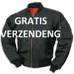 Bomberjack MA1 zwart is leverbaar in de maten XXS tot 5XL, Kleding | Heren, Jassen | Winter, Nieuw, Fostex, Zwart, Overige maten