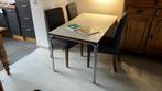 Vintage buisframe tafel, 1970, Huis en Inrichting, Tafels | Eettafels, Ophalen, Gebruikt, 100 tot 150 cm, 50 tot 100 cm