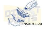 Renault Espace V (2/15-5/23) (XFC) Chromelijstset grille Ori, -, -, Nieuw, Bumper