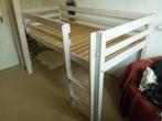 Half-hoogslaper Flexa white wash met glijbaan, Ophalen, 85 tot 100 cm, Gebruikt, Hoogslaper of Stapelbed