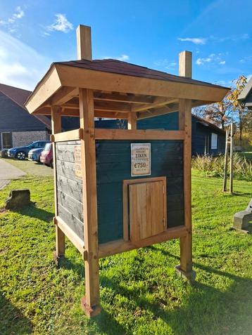 Houten Kippenhok/Hondenhok/Speelhuisje - Eikenhout beschikbaar voor biedingen