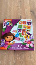 Dora lotto domino Memo 3 in 1, Een of twee spelers, Ophalen of Verzenden, Zo goed als nieuw, Nickelodeon