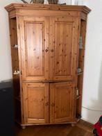 Landelijke Hoekkast, hout, tv kast, Ophalen, Gebruikt, 70 tot 120 cm, Landelijk